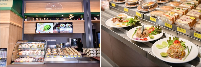 โซนโกลเด้น คิชเช่น (Golden Kitchen) เปิดเมนูใหม่ ได้แก่ ข้าวไข่เจียว 8 เซียน ข้าวผัดลูกหมู 3 ตัว  ข้าวผัดปลาทู และข้าวหน้าหมูย่างซอสพะแนง              